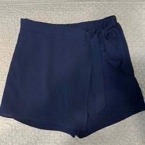 Navy pants store skort